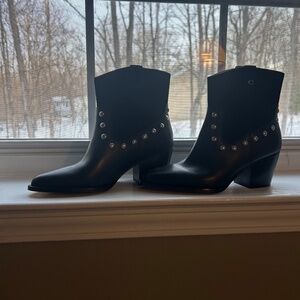 Coach leather boots